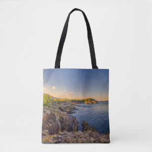 Coastline Acadia National Park, Schooner Head Tote Bag