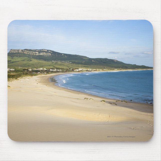 Coastline Beach Along The Coast Near Tarifa Mouse Pad (Front)