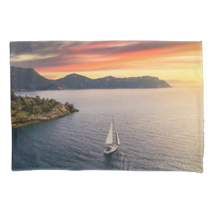 Coastline   Bodrum, Turkey Pillowcase