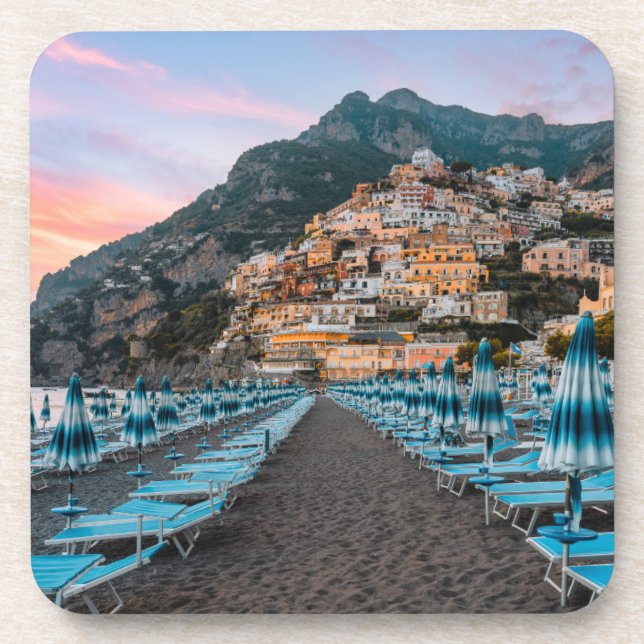 Coastline | Campania, Italy Coaster (Front)