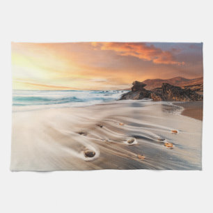 Coastline Canary Islands, Spain Kitchen Towel