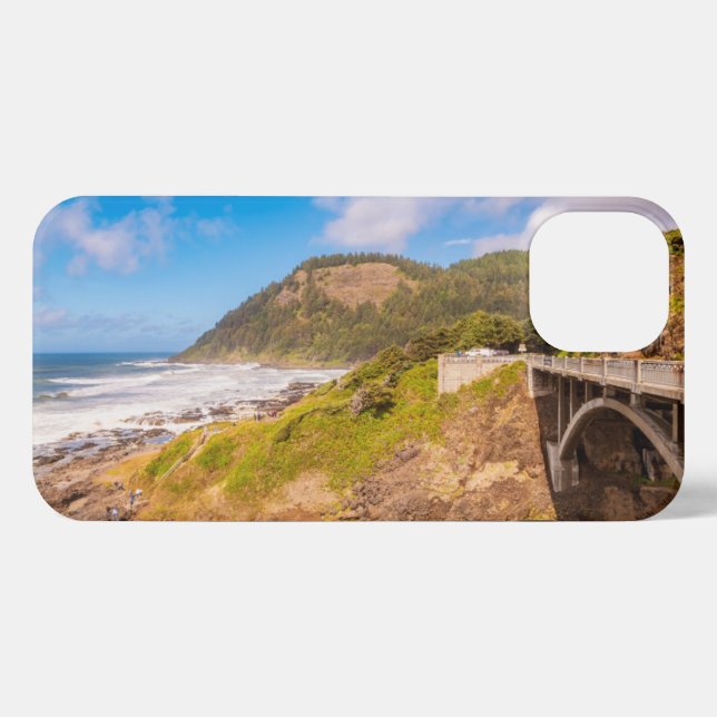 Coastline | Cook's Chasm, Yachats, Oregon iPhone Case (Back Horizontal)