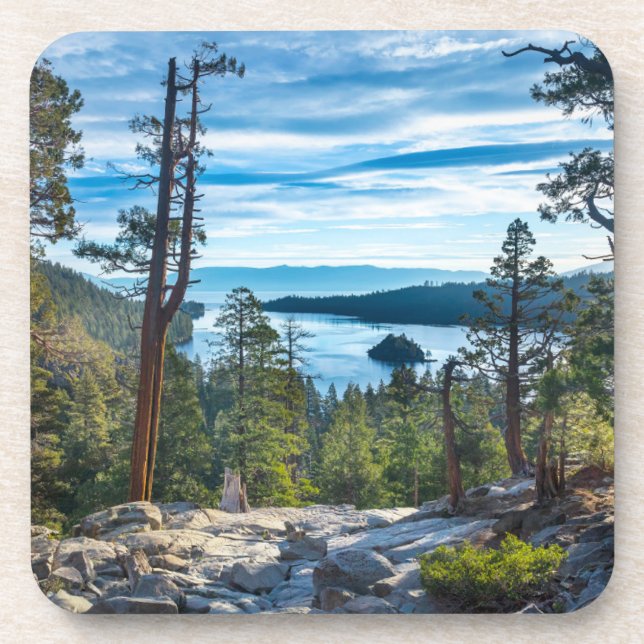 Coastline | Emerald Bay, Lake Tahoe, California Coaster (Front)