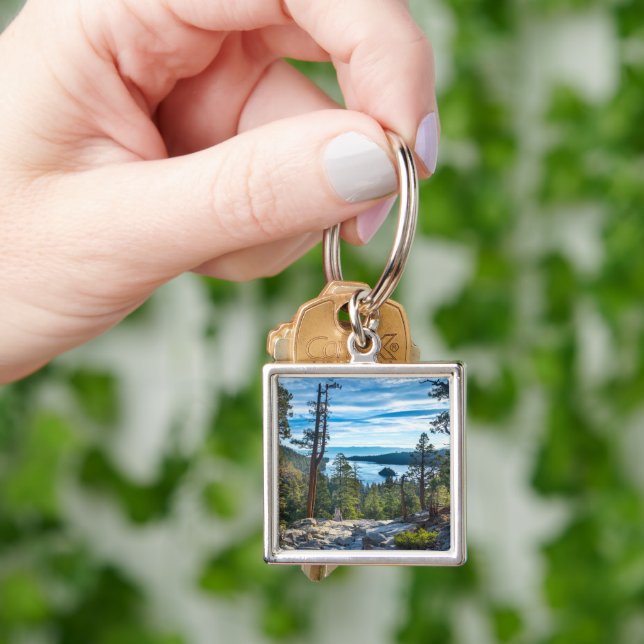 Coastline | Emerald Bay, Lake Tahoe, California Keychain (Hand)