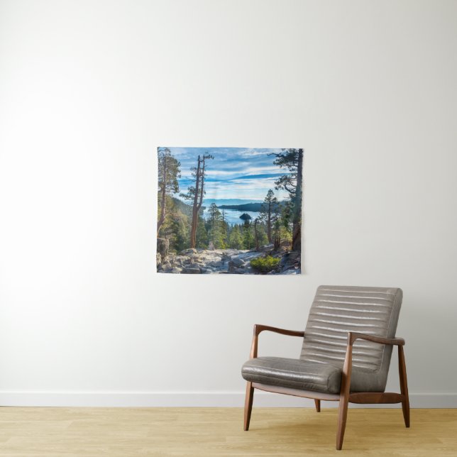 Coastline | Emerald Bay, Lake Tahoe, California Tapestry (In Situ (Horizontal))