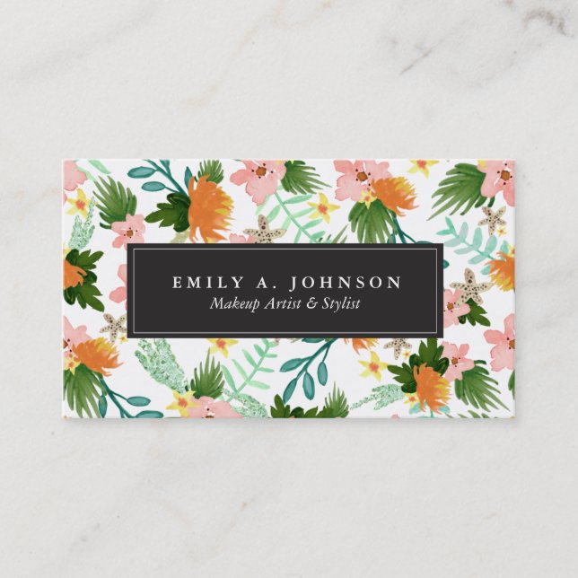 Coastline Floral Business Card (Front)