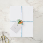 Coastline Floral Thank You Gift Tags (With Twine)