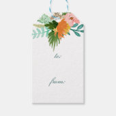 Coastline Floral Thank You Gift Tags (Front)