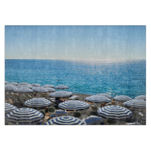 Coastline   French Riviera, Nice France Cutting Board