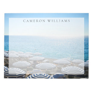 Coastline   French Riviera, Nice France Notepad
