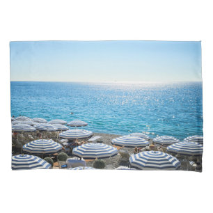 Coastline   French Riviera, Nice France Pillowcase
