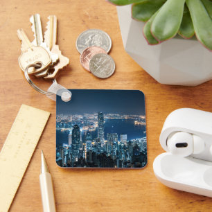 Coastline Hong Kong Island, Asia Keychain