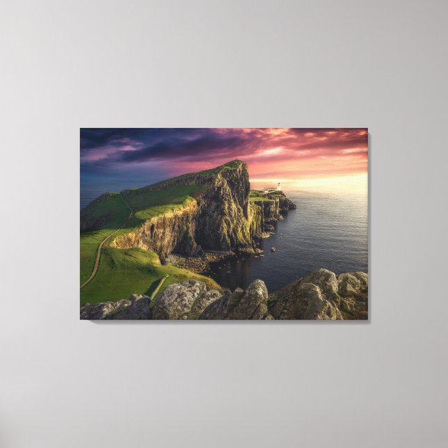 Coastline | Isle of Skye, Scotland Canvas Print (Front)