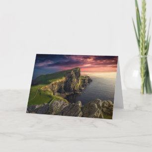 Coastline Isle of Skye, Scotland Card