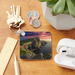 Coastline   Isle of Skye, Scotland Keychain