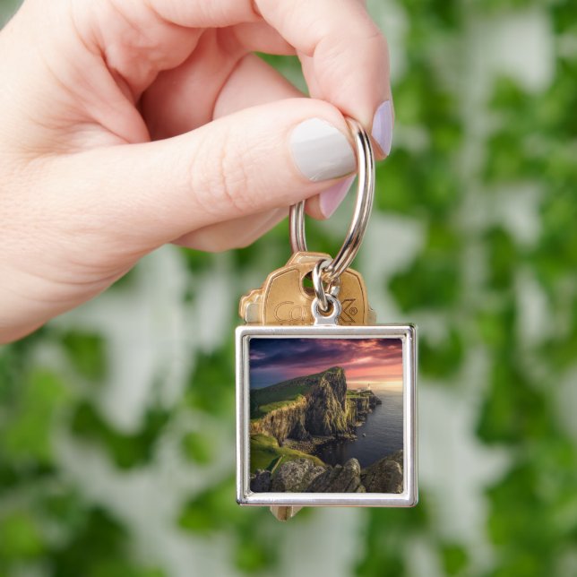 Coastline | Isle of Skye, Scotland Keychain (Hand)