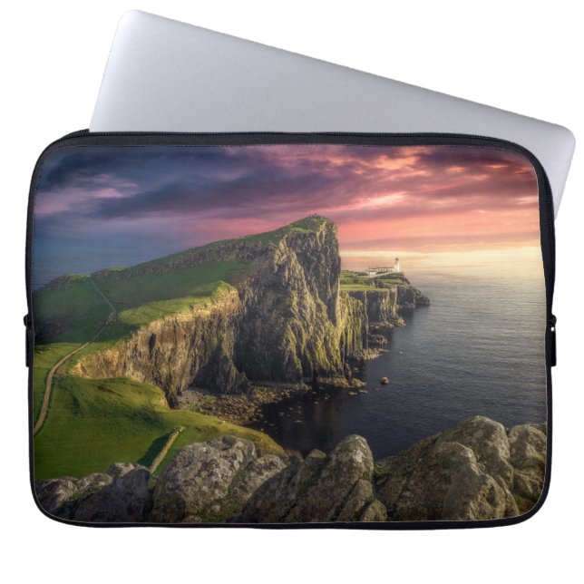 Coastline | Isle of Skye, Scotland Laptop Sleeve (Front)