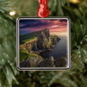 Coastline Isle of Skye, Scotland Metal Ornament