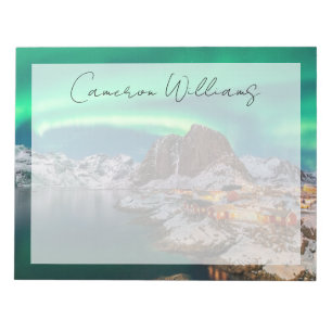 Coastline   Lofoten Islands, Hamnoy, Norway Notepad