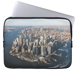 Coastline   Manhattan, New York City Laptop Sleeve