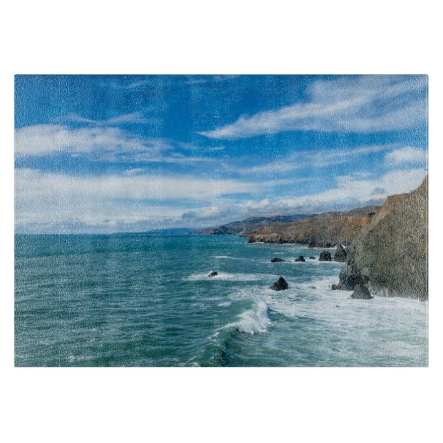 Coastline | Marin Headlands, California Cutting Board (Front)