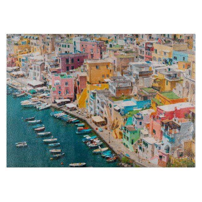 Coastline | Naples Italy Cutting Board (Front)