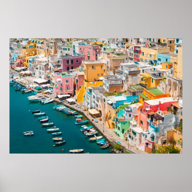 Coastline | Naples Italy Poster (Front)