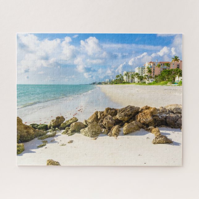 Coastline | Naples Pier, Southwest Florida Jigsaw Puzzle (Horizontal)