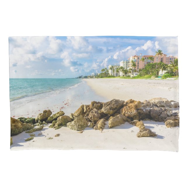 Coastline | Naples Pier, Southwest Florida Pillowcase (Front)