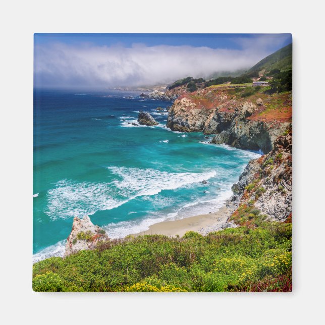 Coastline Of Big Sur, California Magnet (Front)