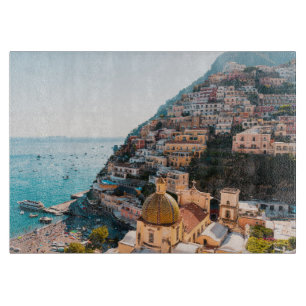 Coastline Positano Italy, Cliffside Village Cutting Board