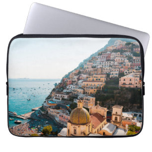 Coastline Positano Italy, Cliffside Village Laptop Sleeve