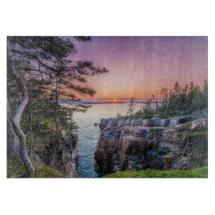 Coastline   Ravens Nest Acadia National Park Maine Cutting Board