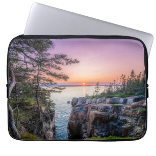 Coastline Ravens Nest Acadia National Park Maine Laptop Sleeve