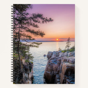 Coastline   Ravens Nest Acadia National Park Maine Notebook