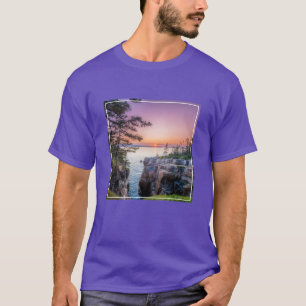 Coastline Ravens Nest Acadia National Park Maine T-Shirt