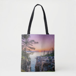 Coastline   Ravens Nest Acadia National Park Maine Tote Bag