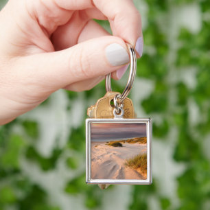 Coastline Saltum Beach, Denmark Keychain