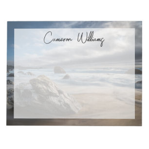 Coastline   Stormy Big Sur, California Notepad
