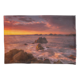 Coastline   Sunset Pacific Grove Carmel California Pillowcase