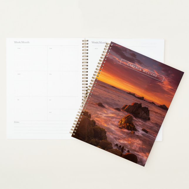 Coastline | Sunset Pacific Grove Carmel California Planner (Display)