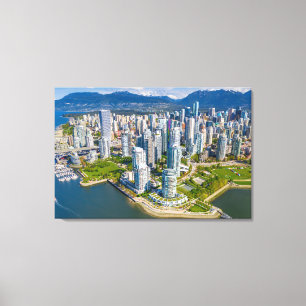 Coastline Vancouver, British Columbia, Canada Canvas Print