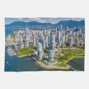 Coastline Vancouver, British Columbia, Canada Kitchen Towel