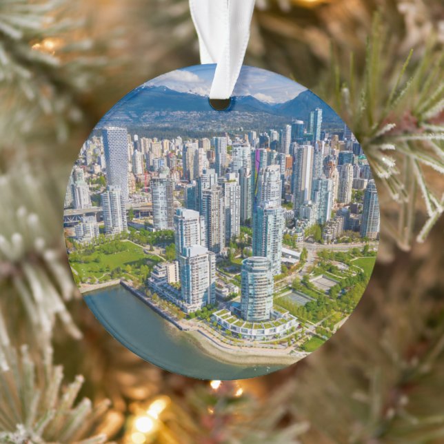 Coastline | Vancouver, British Columbia, Canada Ornament (Tree)