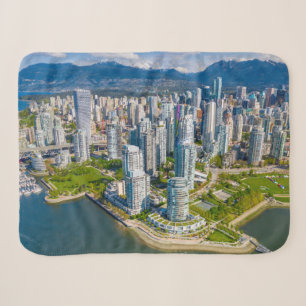 Coastline   Vancouver, British Columbia, Canada Sherpa Blanket