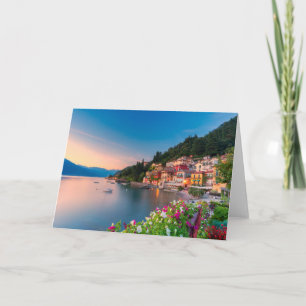 Coastline Varenna, Lombardy, Italy Card