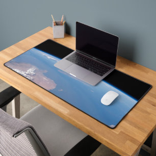 Coasts Of Tunisia And Libya And Island Of Sicily Desk Mat