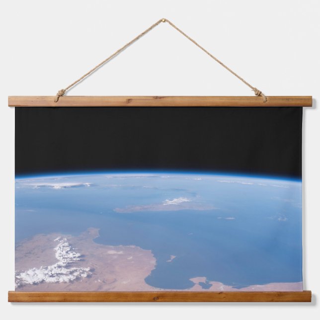 Coasts Of Tunisia And Libya And Island Of Sicily Hanging Tapestry (Front)