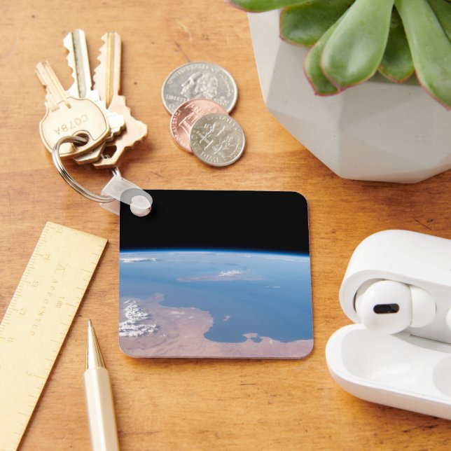 Coasts Of Tunisia And Libya And Island Of Sicily Keychain (Desk)