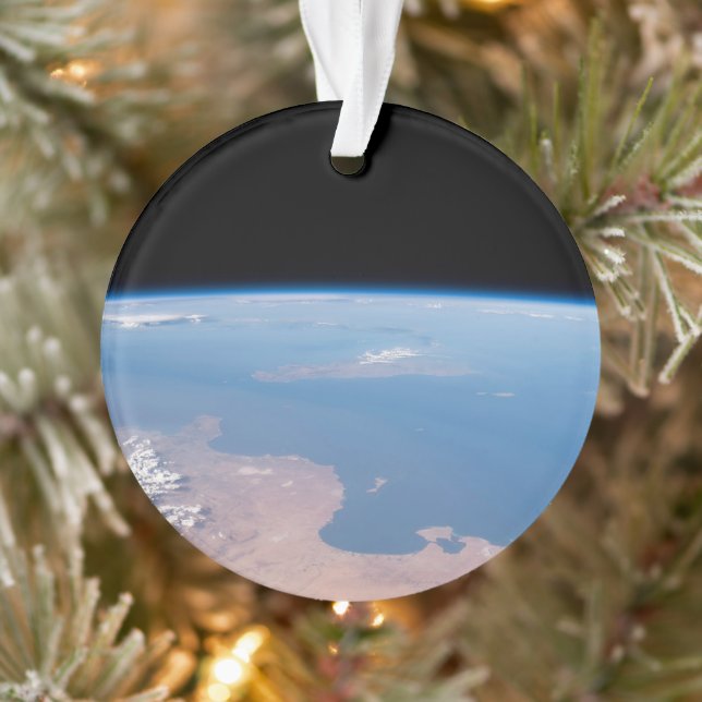 Coasts Of Tunisia And Libya And Island Of Sicily Ornament (Tree)